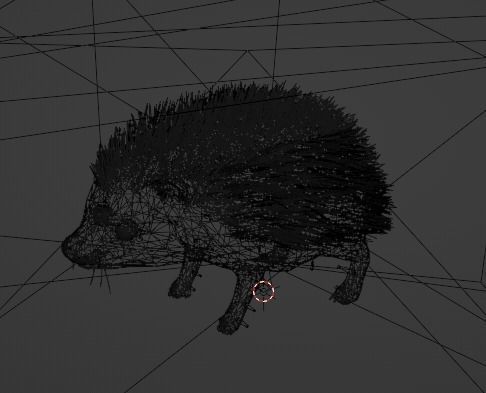 Hedgehog Stylized Brown 3D Character Low-poly 3D model_3