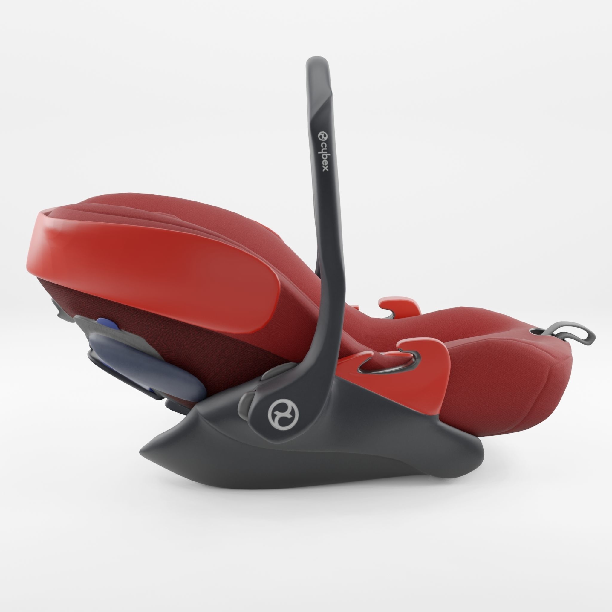 3D Model of  Prams and Strollers - Cybex Cloud Z i-Size  Low-poly 3D model_2