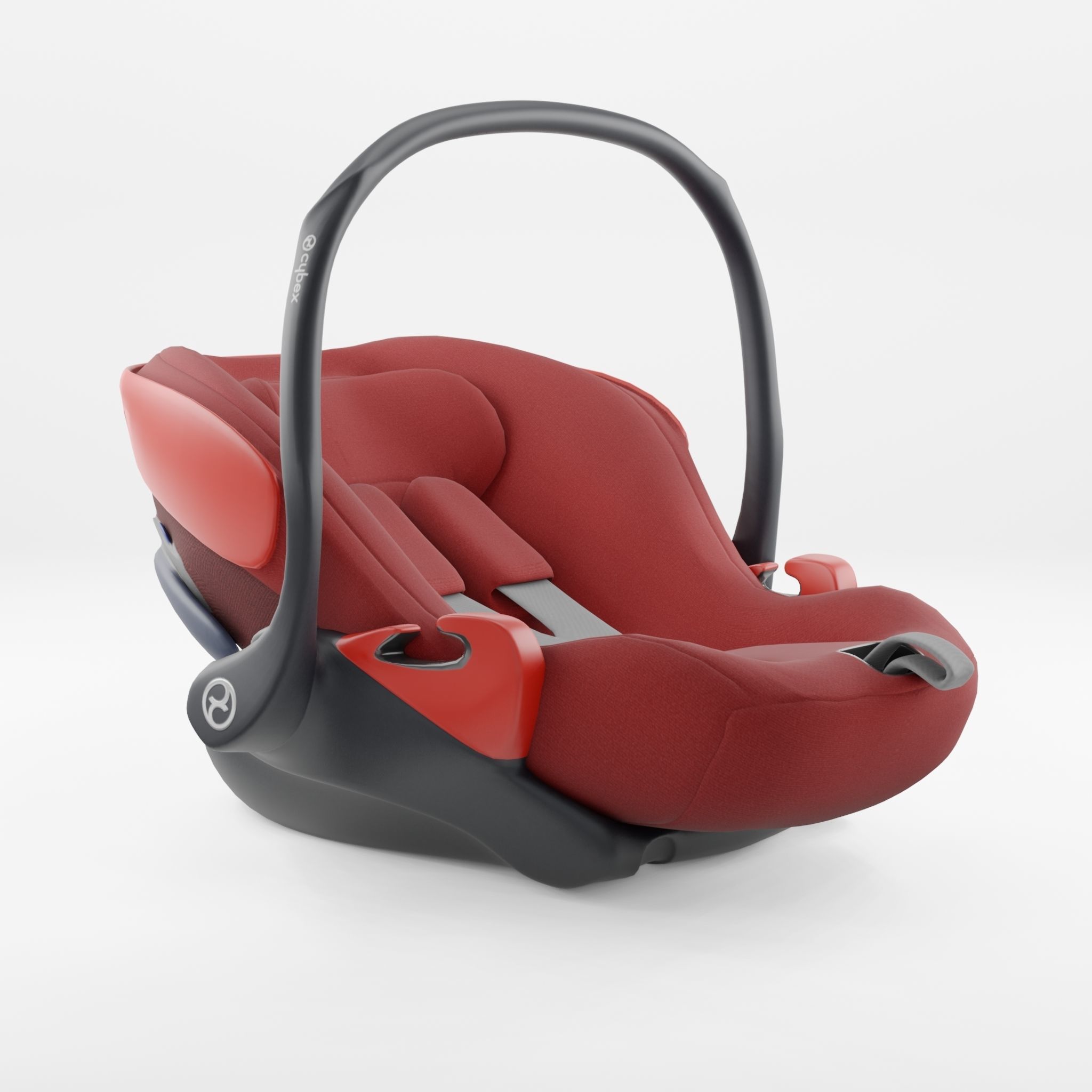 3D Model of  Prams and Strollers - Cybex Cloud Z i-Size  Low-poly 3D model_1