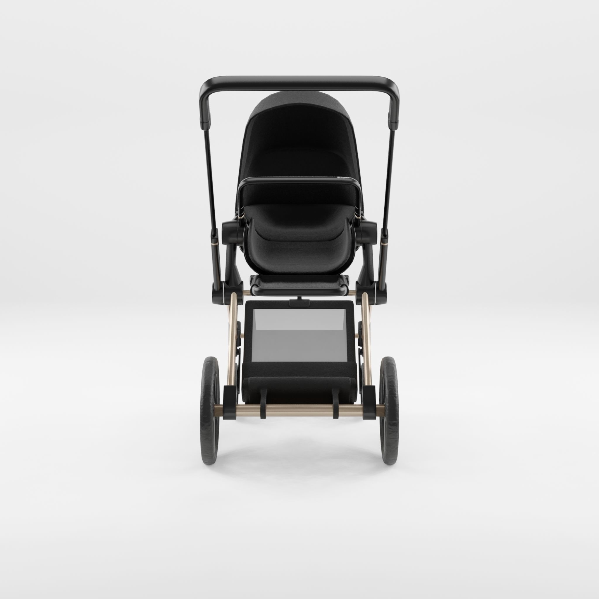 3D Model of  Prams and Strollers - CYBEX PRIAM 2019 Low-poly 3D model_1