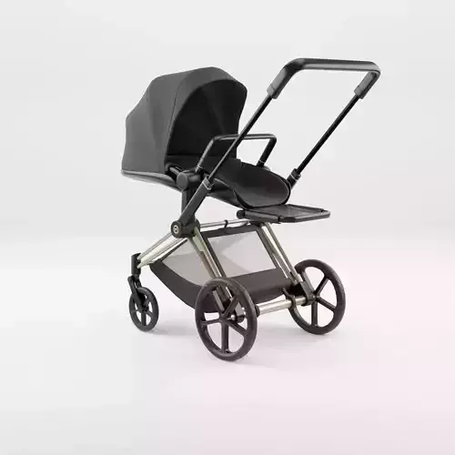 3D Model of  Prams and Strollers - CYBEX PRIAM 2019 Low-poly 3D model