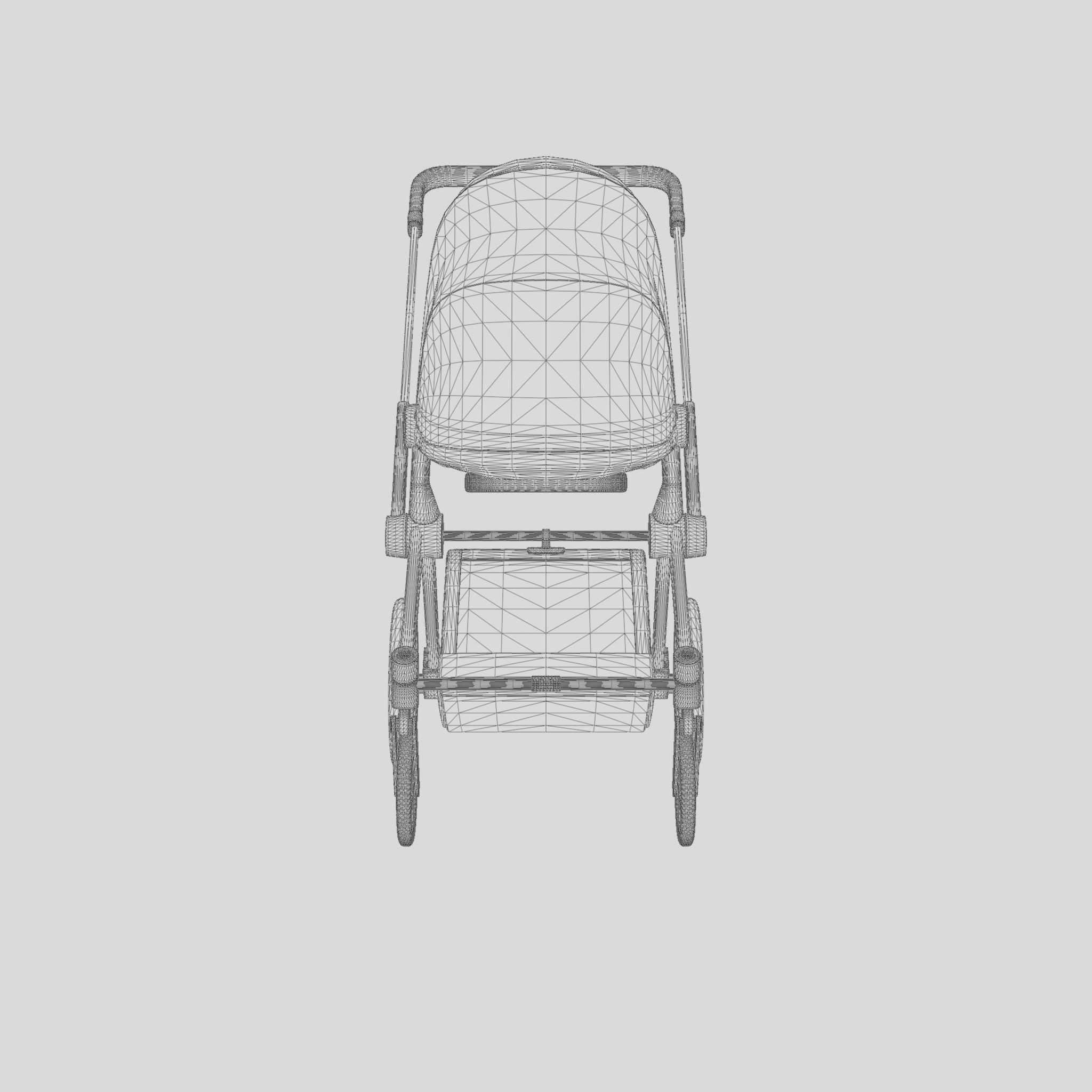 3D Model of  Prams and Strollers - CYBEX PRIAM 2019 Low-poly 3D model_7