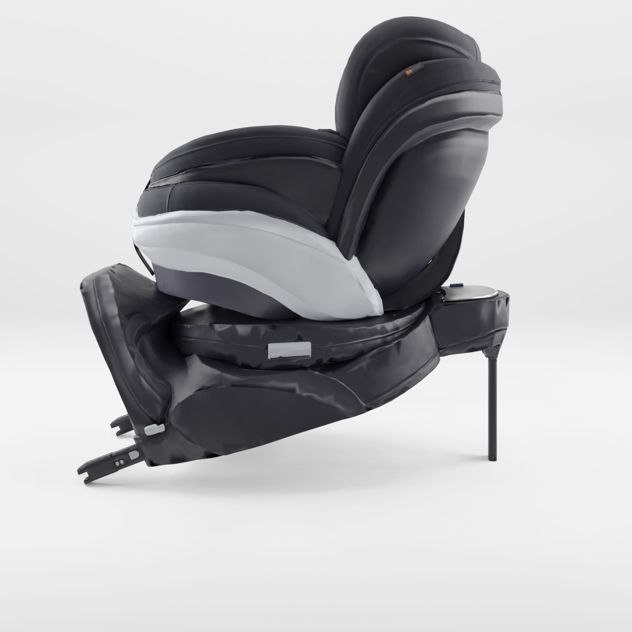 3D Model of  Prams and Strollers -BeSafe iZi Twist B i-Size Low-poly 3D model_3