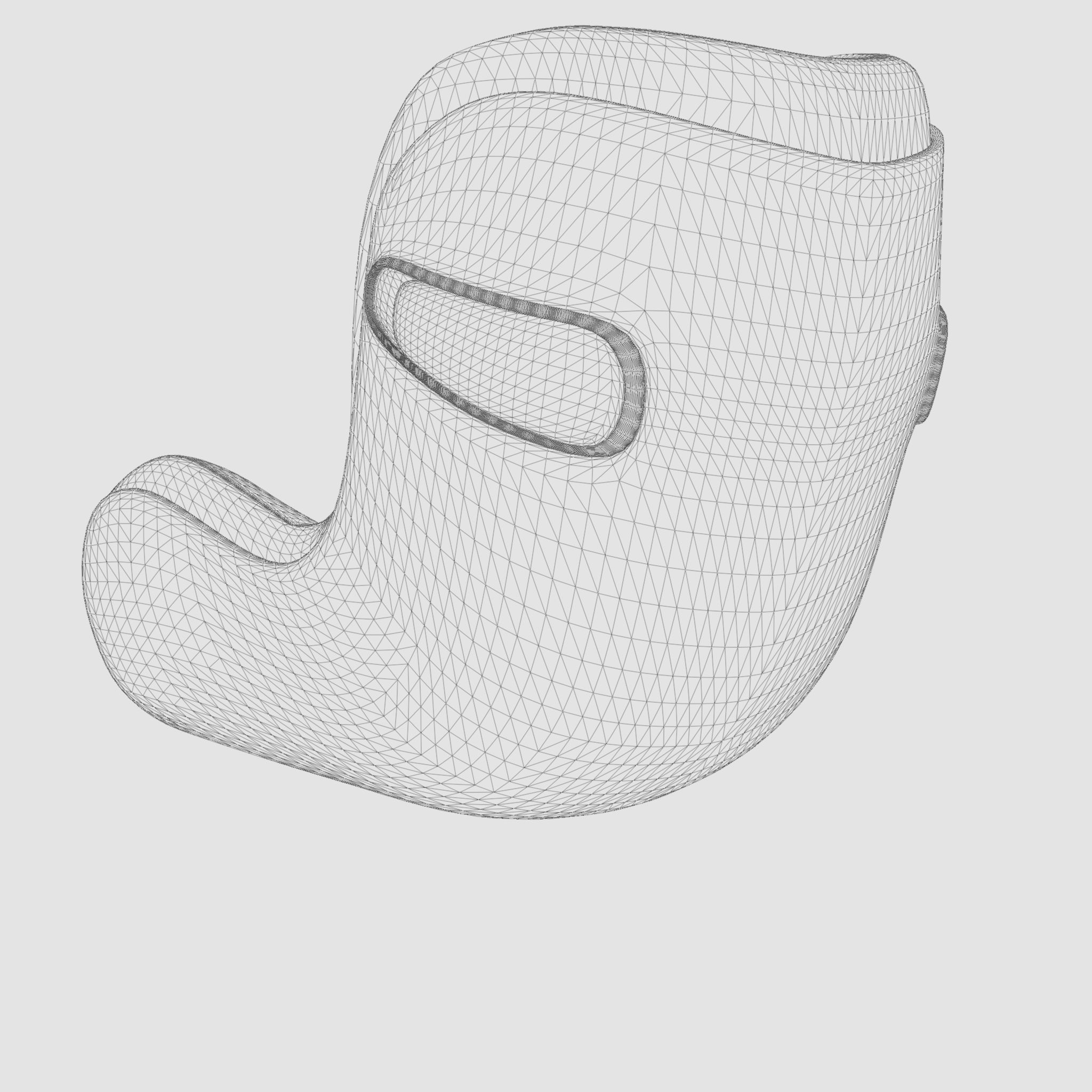 3D Model of Prams and Strollers - Cybex Sirona Z R Low-poly 3D model_5