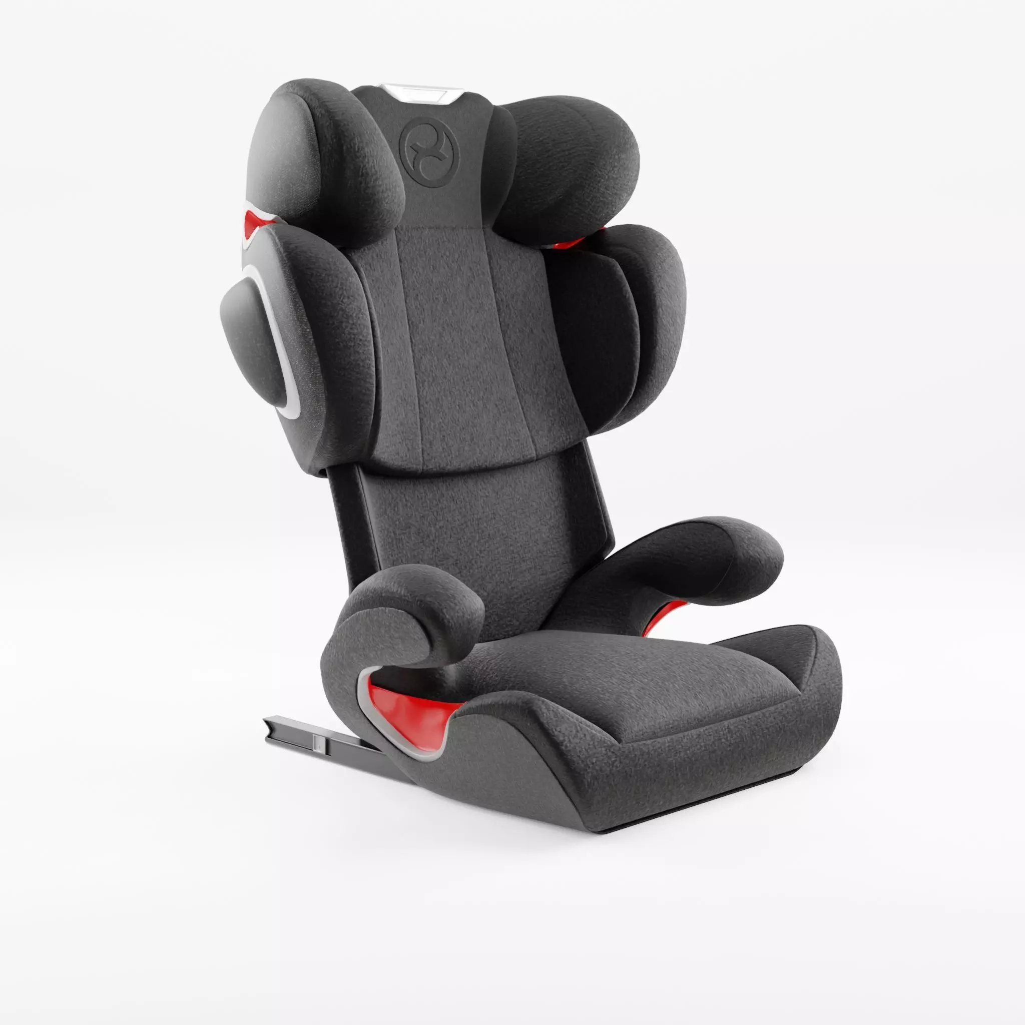 3D Model of  Prams and Strollers - Cybex Solution Z-Fix Low-poly 3D model_0