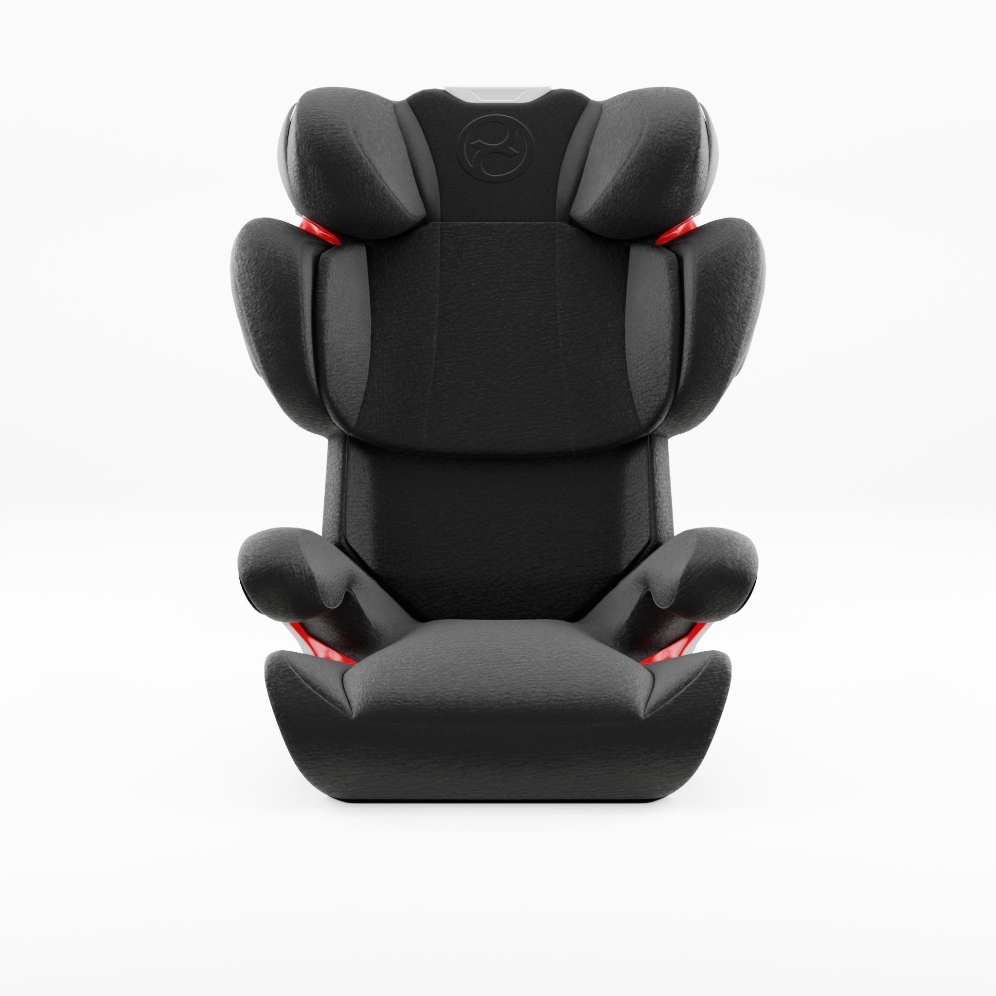 3D Model of  Prams and Strollers - Cybex Solution Z-Fix Low-poly 3D model_1