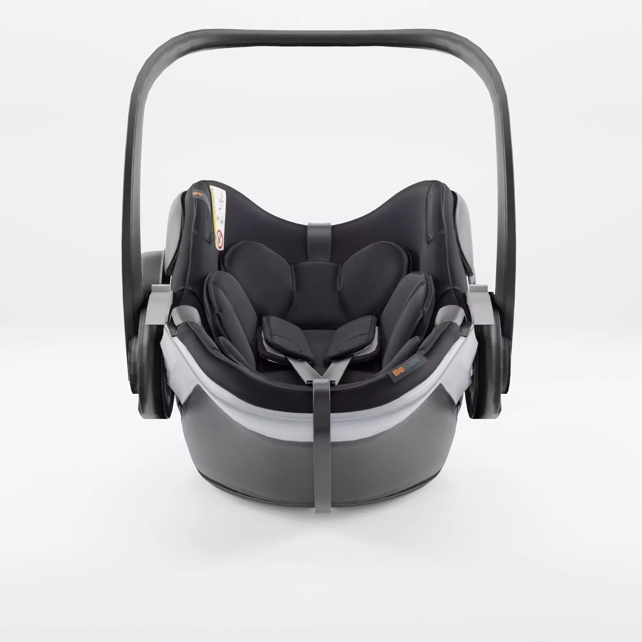 3D Model of Prams and Strollers - Baby Car Seat Besafe IZI GO Low-poly 3D model_0