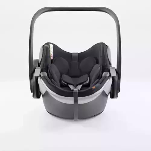 3D Model of Prams and Strollers - Baby Car Seat Besafe IZI GO Low-poly 3D model