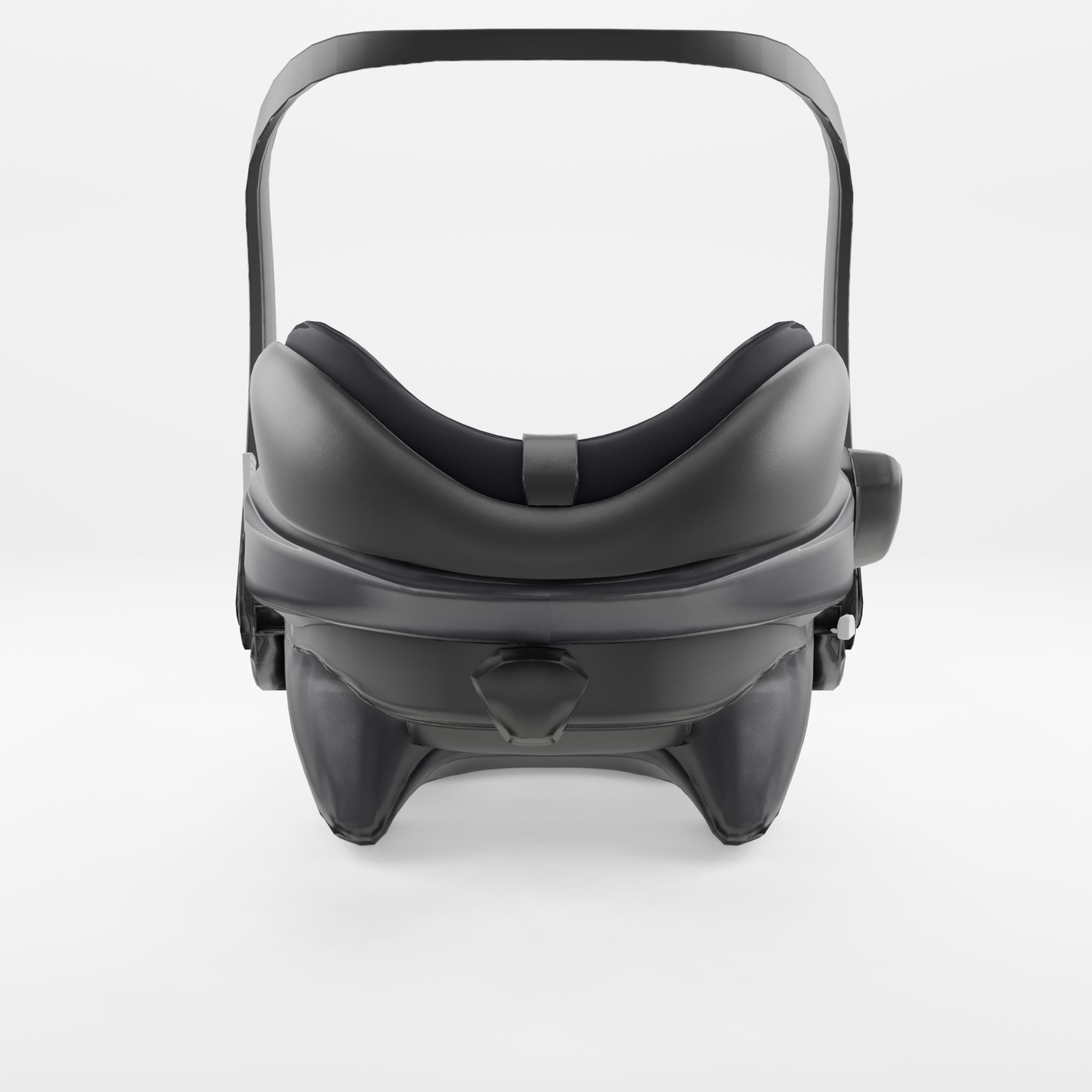 3D Model of Prams and Strollers - Baby Car Seat Besafe IZI GO Low-poly 3D model_1