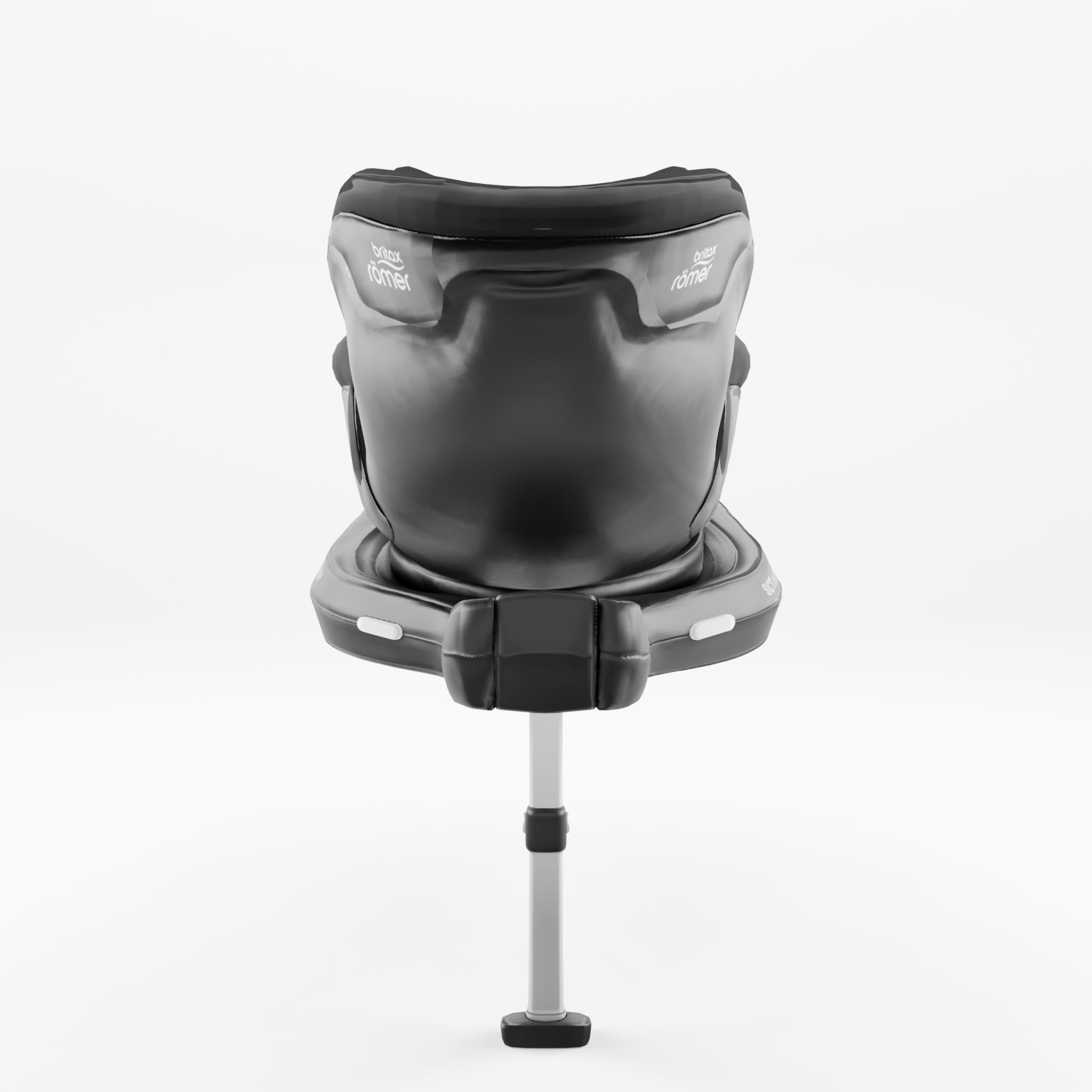 3D Model of Prams and Strollers - BRITAX SWINGFIX M Low-poly 3D model_3