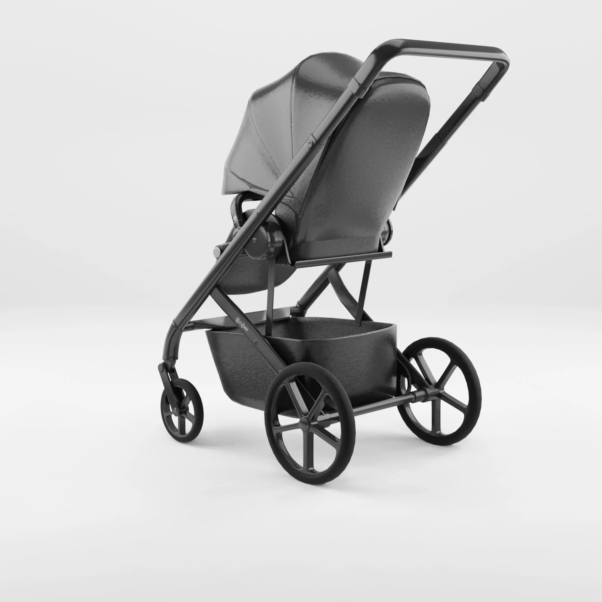 3D Model of  Prams and Strollers - Cybex Balios S Low-poly 3D model_0