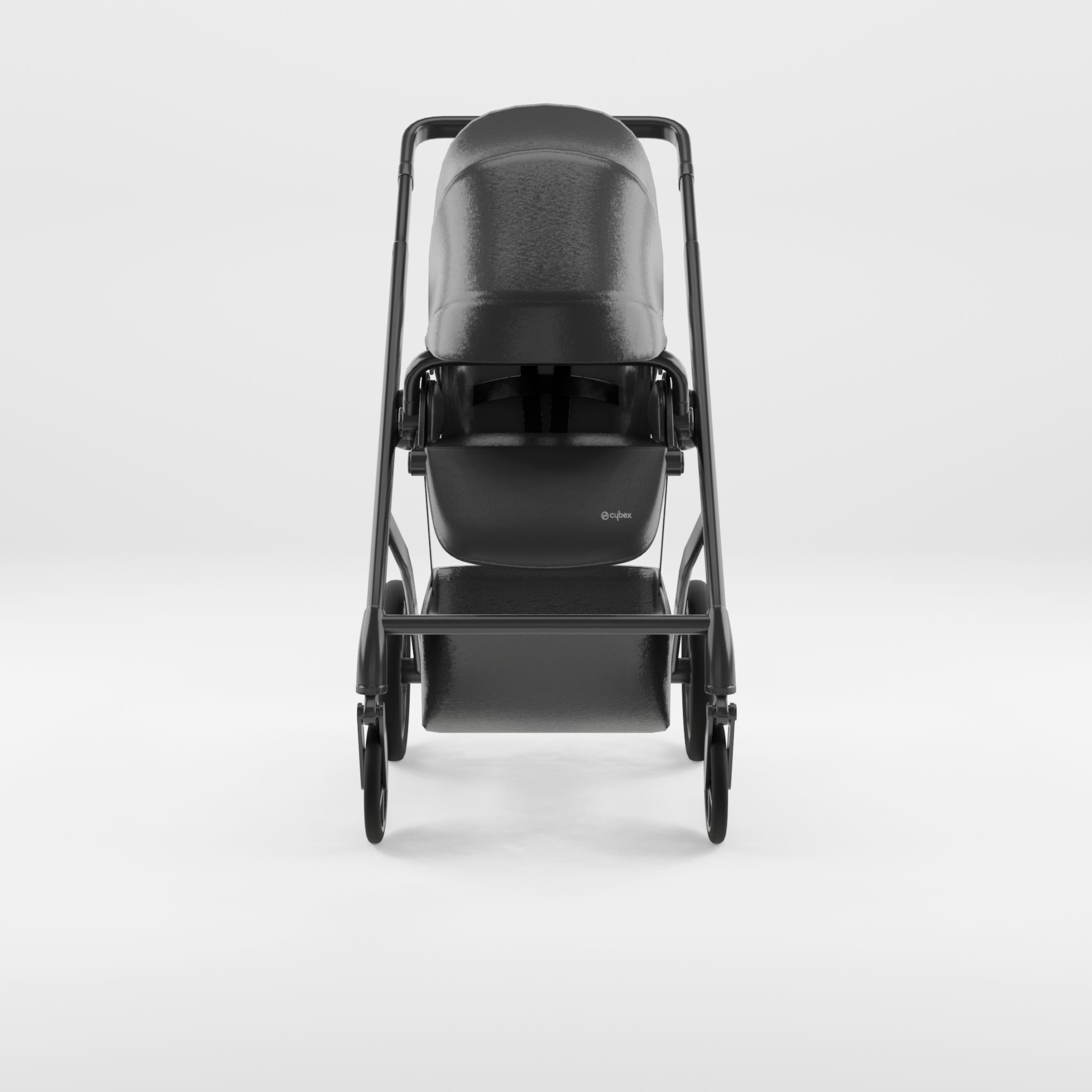 3D Model of  Prams and Strollers - Cybex Balios S Low-poly 3D model_3