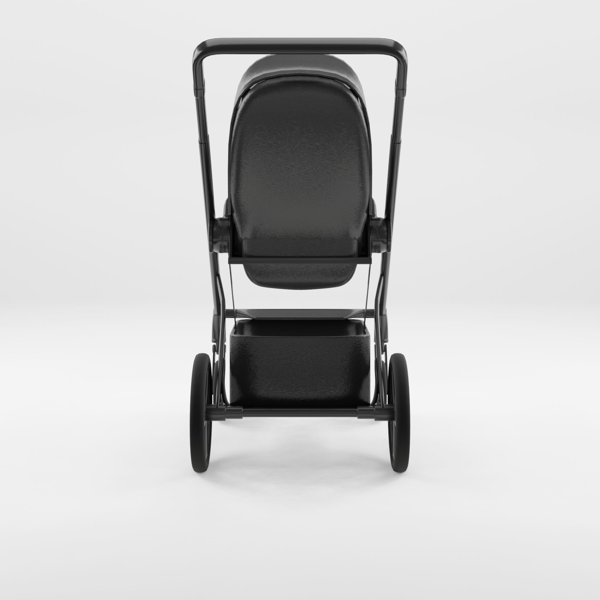 3D Model of  Prams and Strollers - Cybex Balios S Low-poly 3D model_1