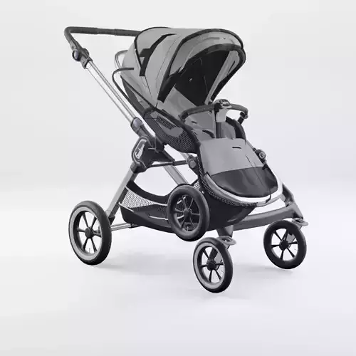 3D Model of  Prams and Strollers - Emmaljunga NXT90  Low-poly 3D model