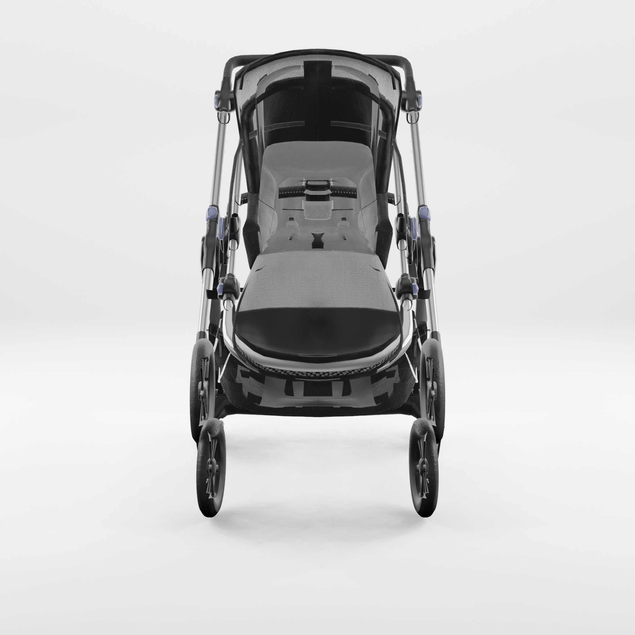 3D Model of  Prams and Strollers - Emmaljunga NXT90  Low-poly 3D model_1