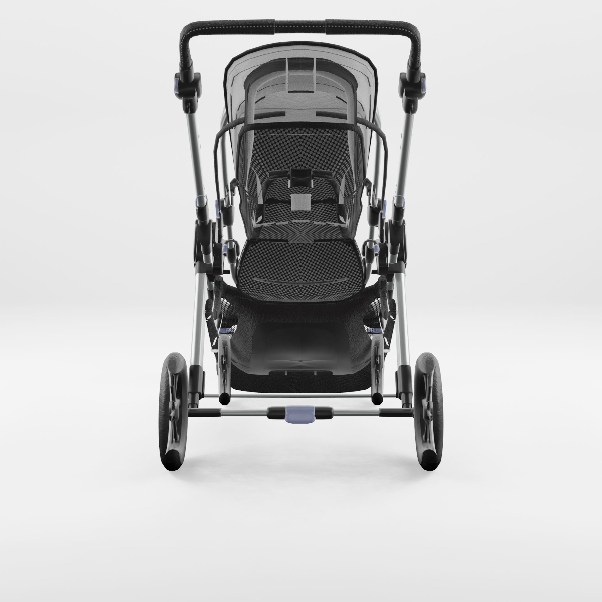 3D Model of  Prams and Strollers - Emmaljunga NXT90  Low-poly 3D model_3