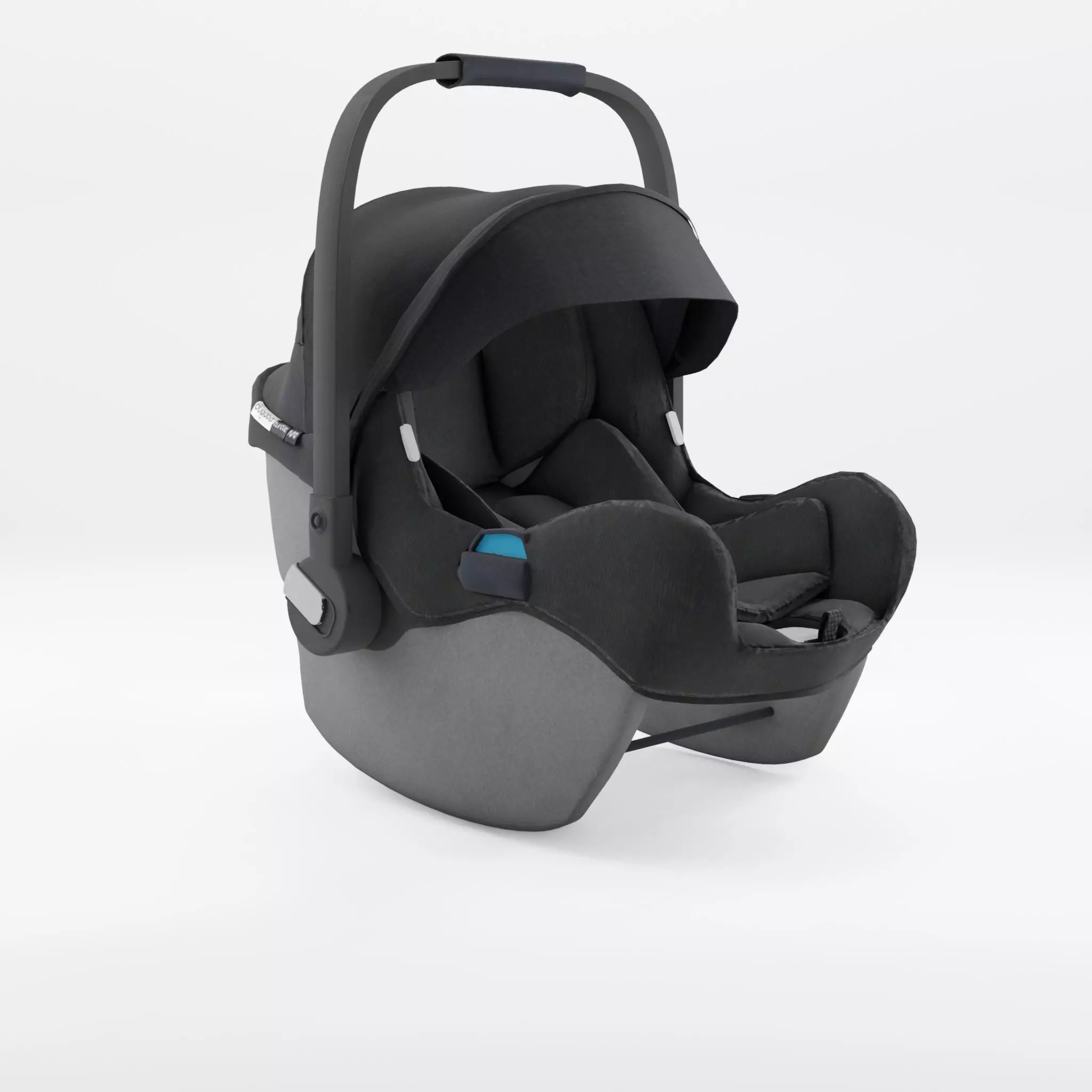 3D Model of Prams and Strollers - Bugaboo Baby Protection Turtle Low-poly 3D model_0