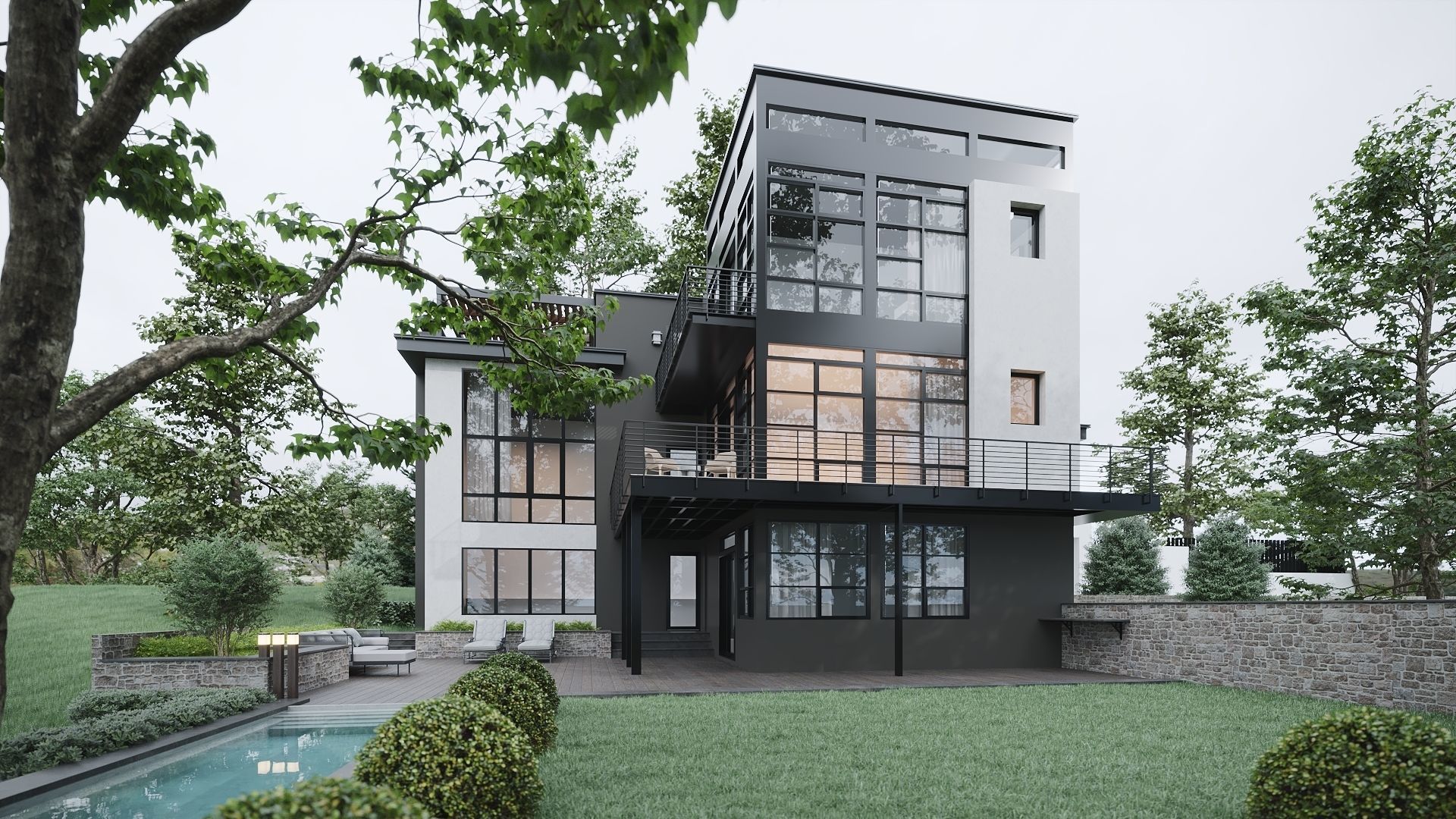 ProVis3D 022 - Lakefront House 3D model_2