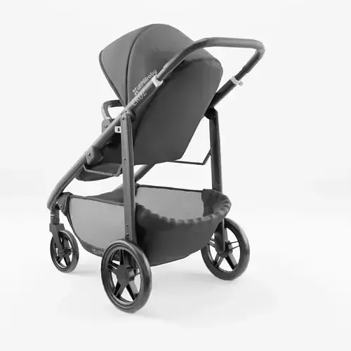 3D Model of  Prams and Strollers - Uppababy Cruz 2018 Jake Low-poly 3D model