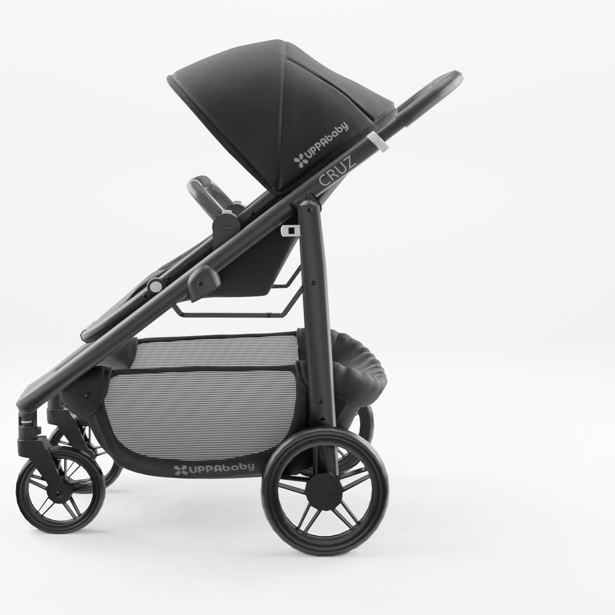 3D Model of  Prams and Strollers - Uppababy Cruz 2018 Jake Low-poly 3D model_2