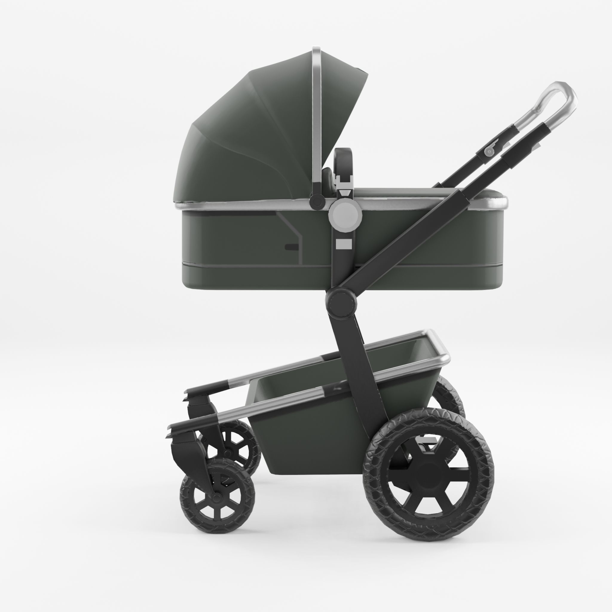 3D Model of Prams and Strollers - Joolz Day3 Low-poly 3D model_3