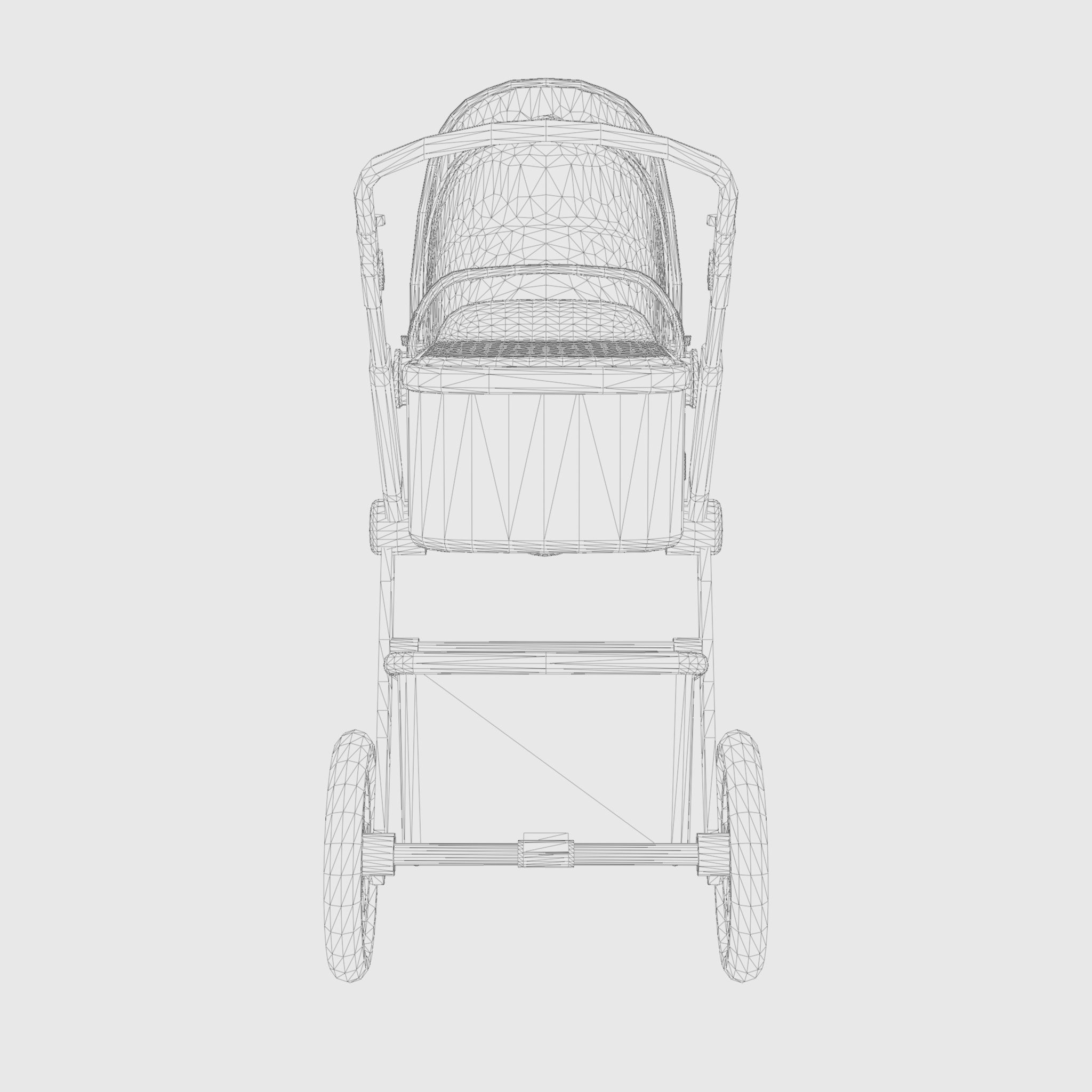 3D Model of Prams and Strollers - Joolz Day3 Low-poly 3D model_6