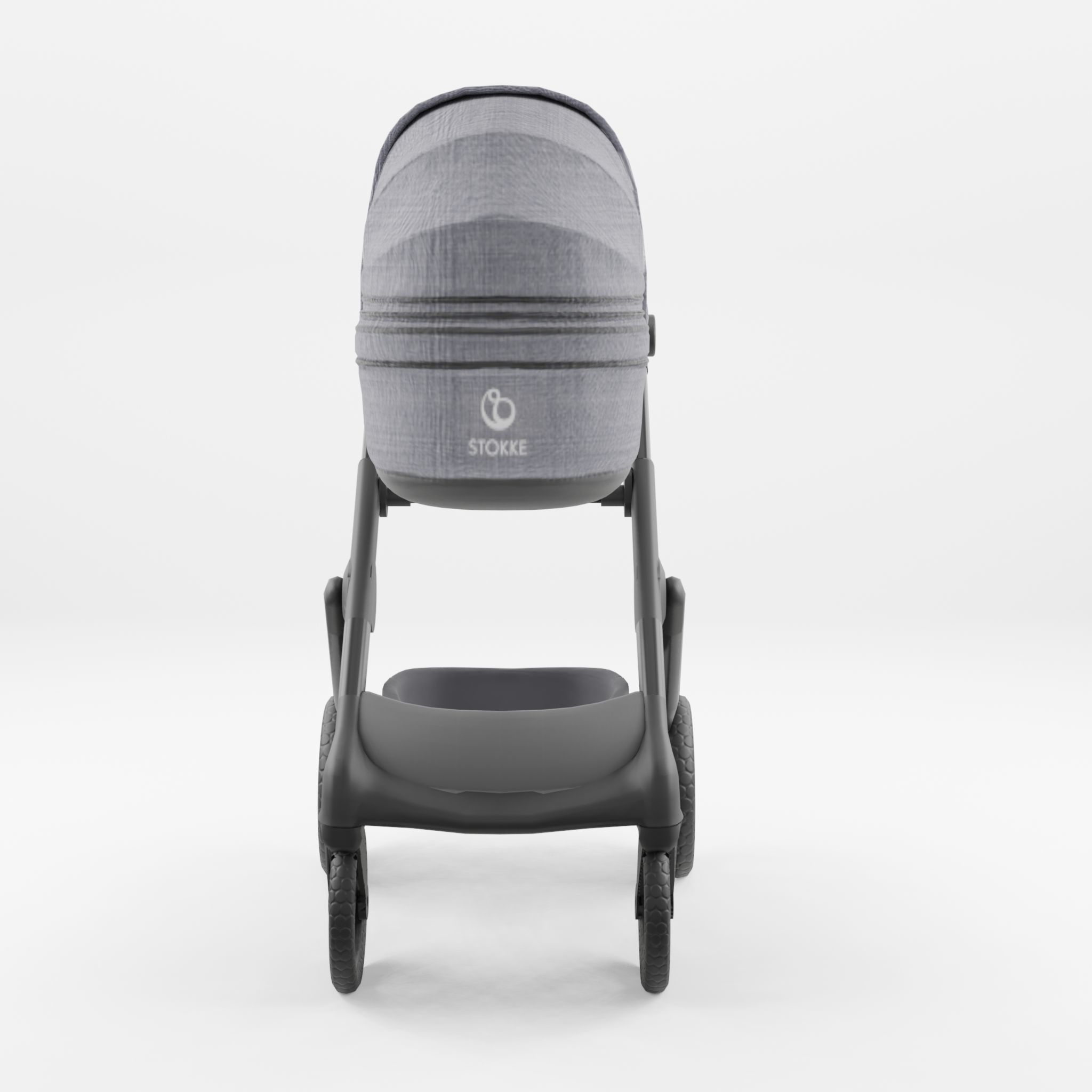 3D Model of  Prams and Strollers - Stokke Trailz Terrain Low-poly 3D model_3