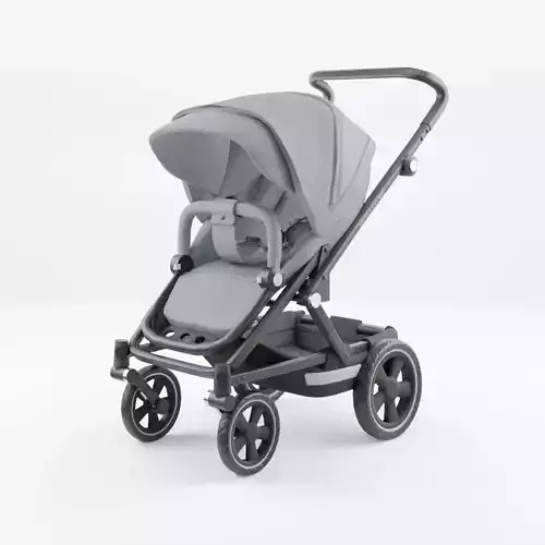 3D Model of Prams and Strollers - Britax Go Big2 Low-poly 3D model