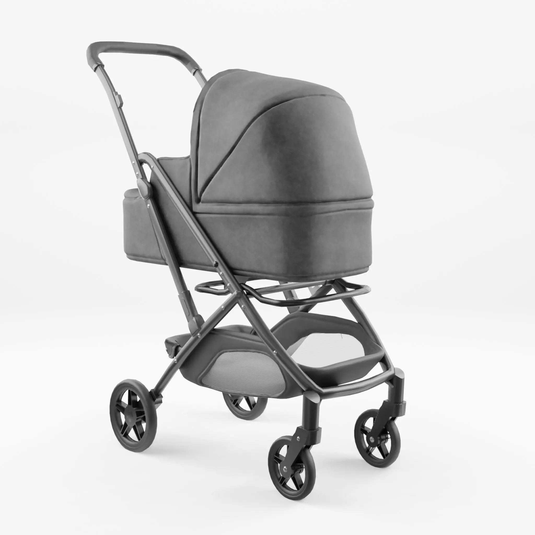 3D Model of Prams and Strollers - Uppababy Minu  Low-poly 3D model_0