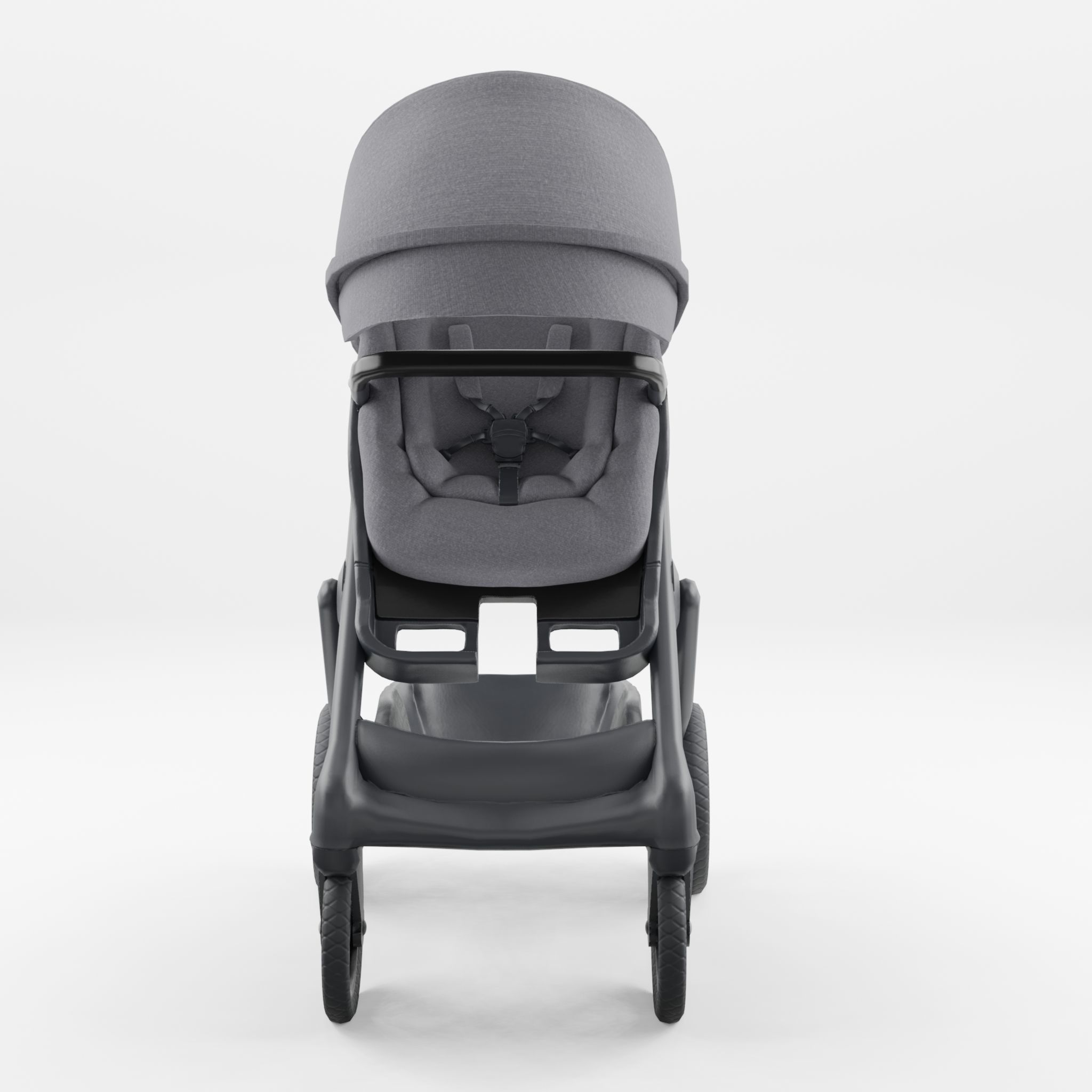 3D Model of  Prams and Strollers - Stokke Trailz Terrain Low-poly 3D model_3