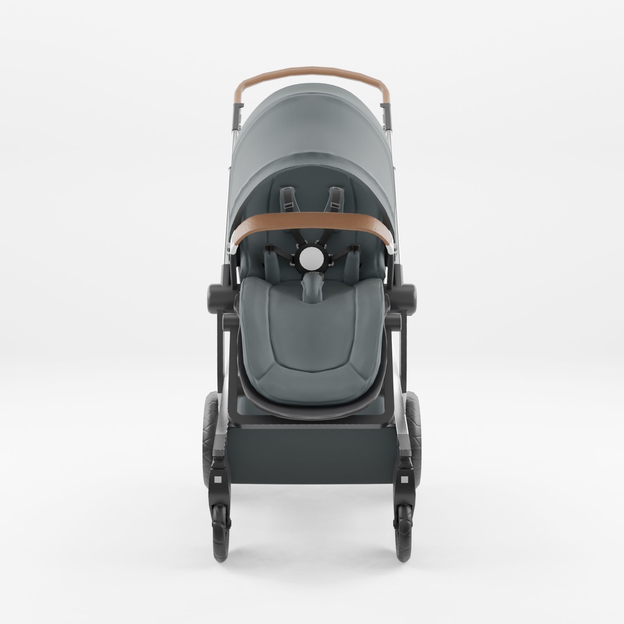3D Model of Prams and Strollers - Joolz Hub stroller Earth Low-poly 3D model_3
