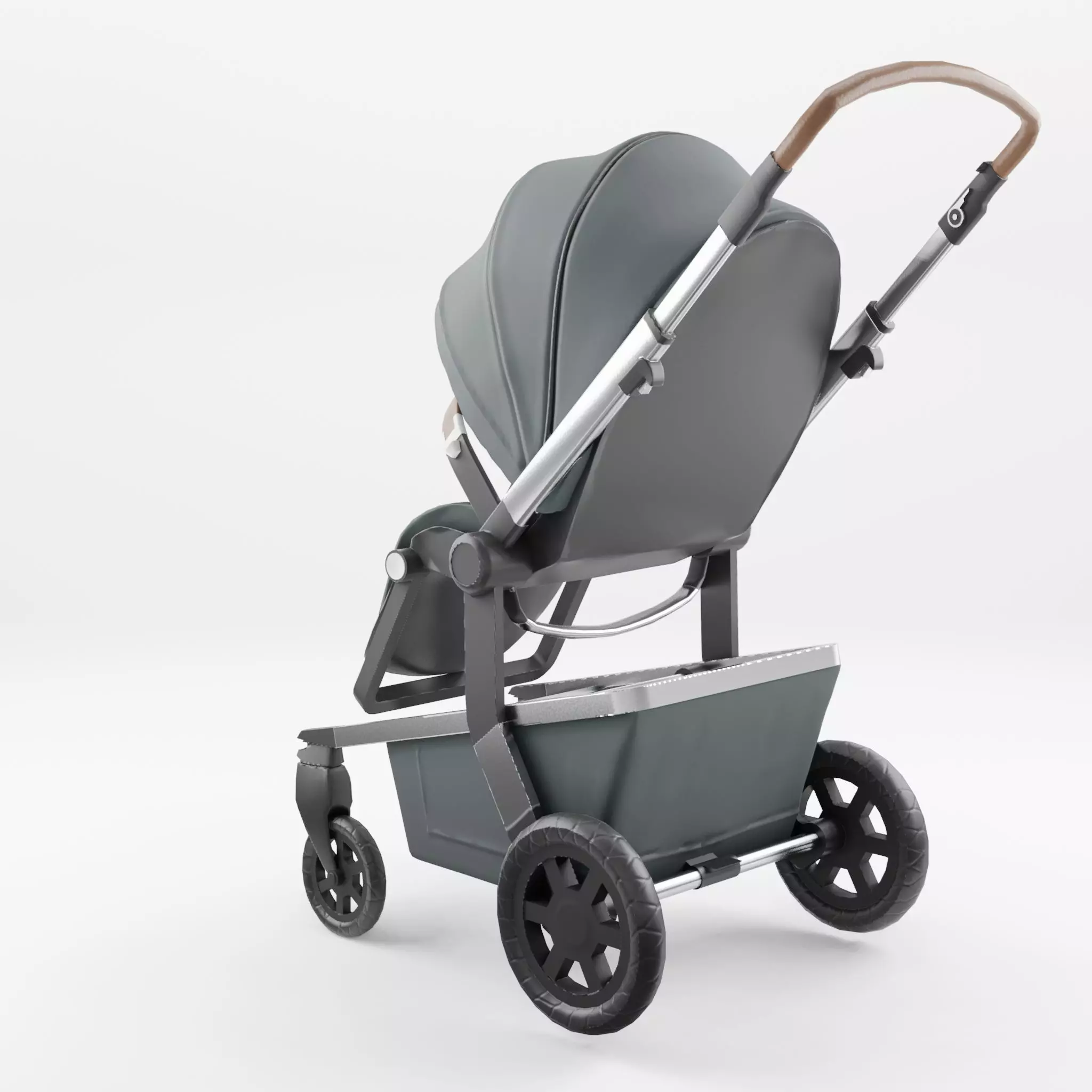 3D Model of Prams and Strollers - Joolz Hub stroller Earth Low-poly 3D model_0