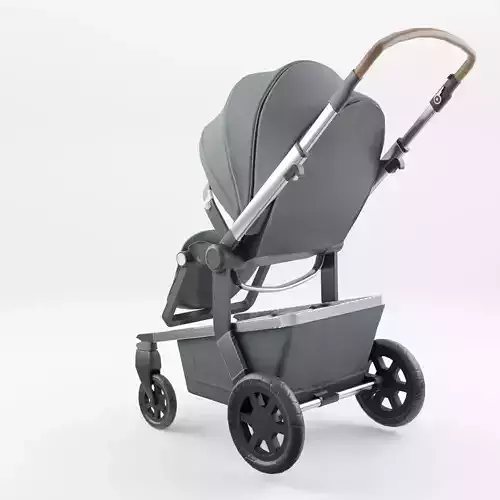 3D Model of Prams and Strollers - Joolz Hub stroller Earth Low-poly 3D model