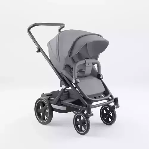 3D Model of Prams and Strollers - BRITAX GO BIG2 Low-poly 3D model