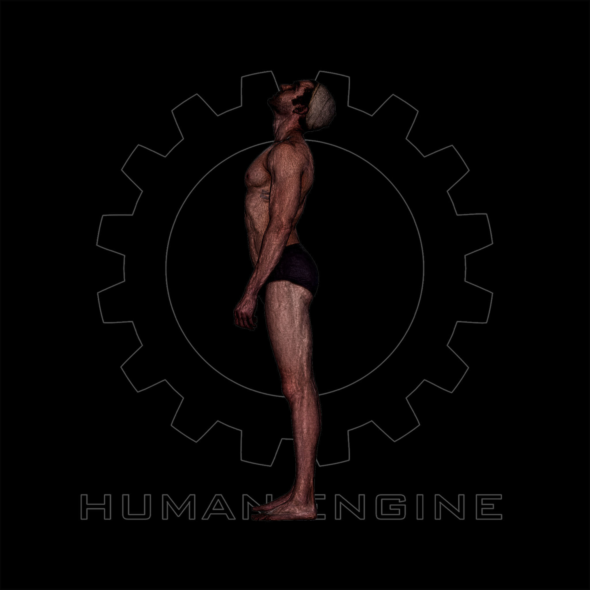 Male Scan - Dan 041 Looking up 3D model_15