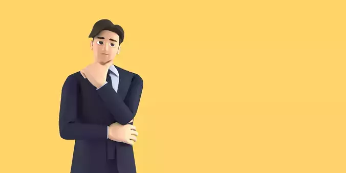 BusinessMan 3D Cartoon Model