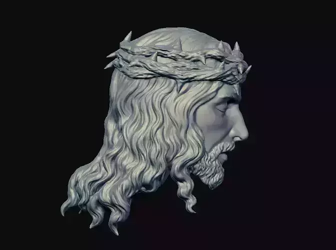 Jesus Pendant 3D print model