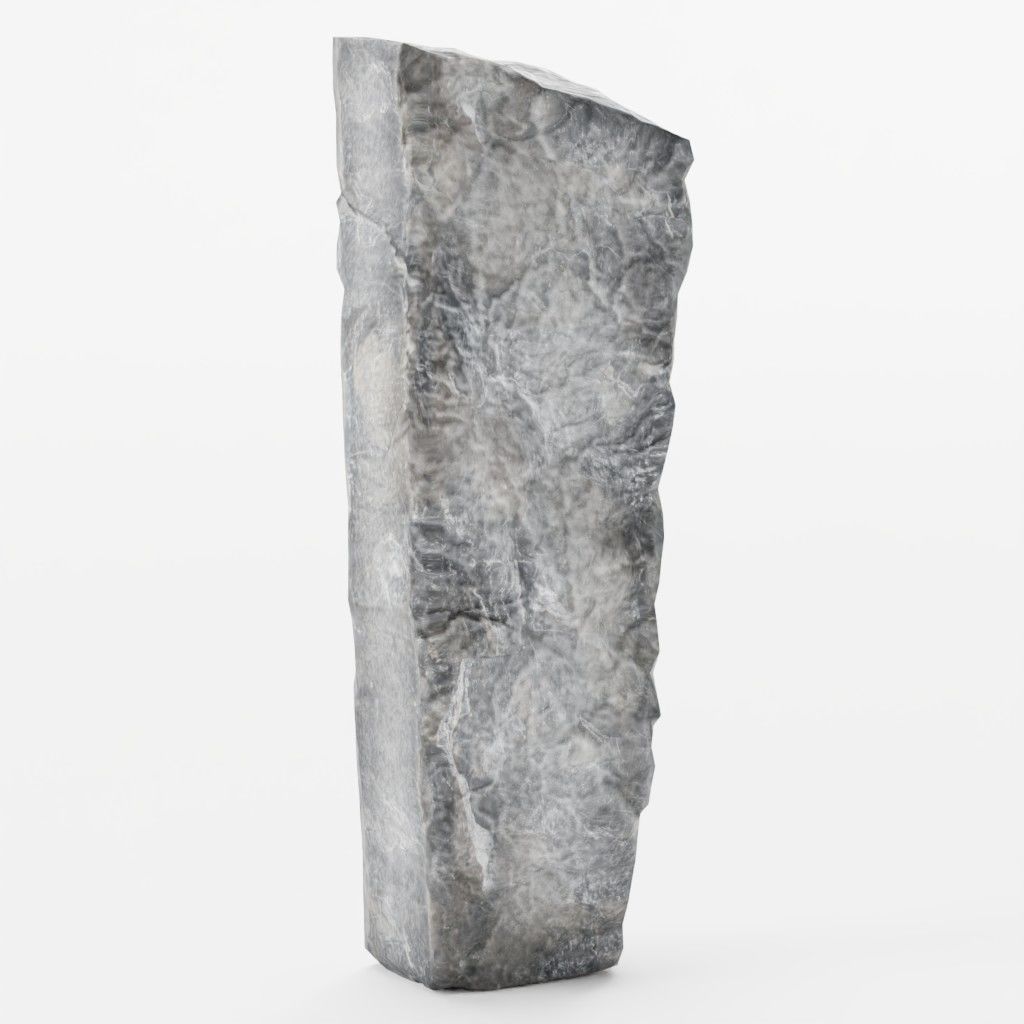 Standing Stones - 10 Low-Poly Monolith Models - Game-Ready Low-poly 3D model_10