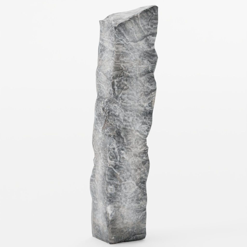 Standing Stones - 10 Low-Poly Monolith Models - Game-Ready Low-poly 3D model_5