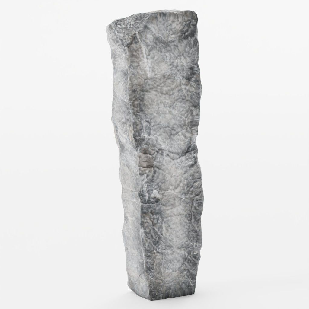 Standing Stones - 10 Low-Poly Monolith Models - Game-Ready Low-poly 3D model_9