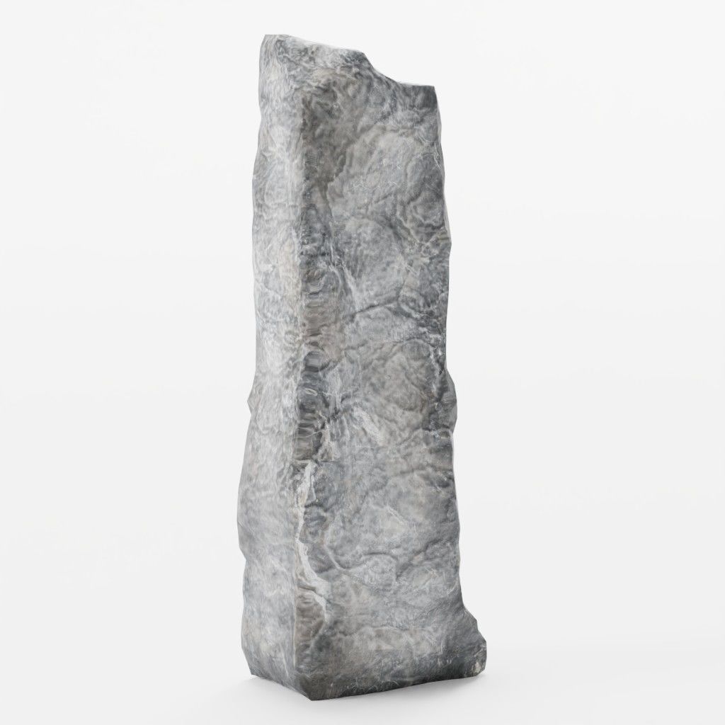Standing Stones - 10 Low-Poly Monolith Models - Game-Ready Low-poly 3D model_7