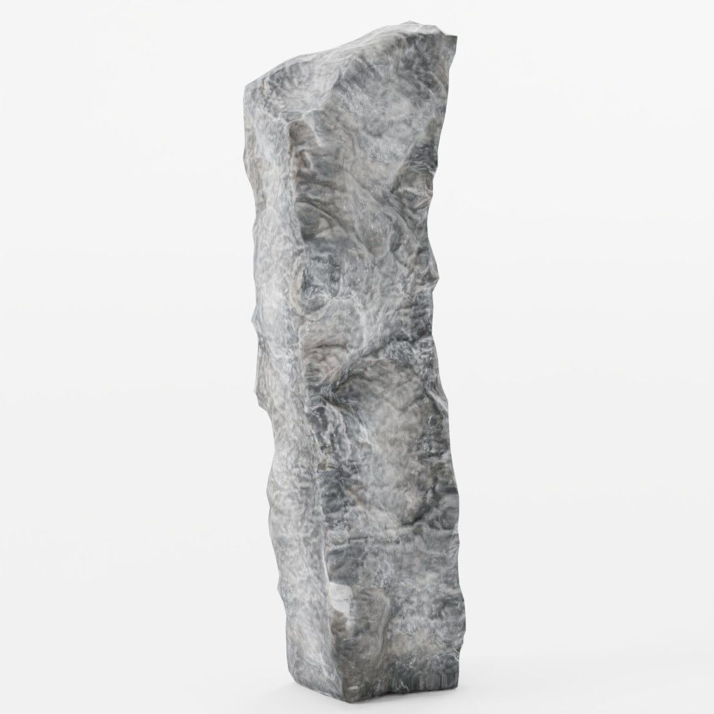 Standing Stones - 10 Low-Poly Monolith Models - Game-Ready Low-poly 3D model_1