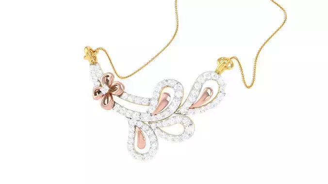 Women Necklace Pendants 3dm STL OBJ FBX Renders Details