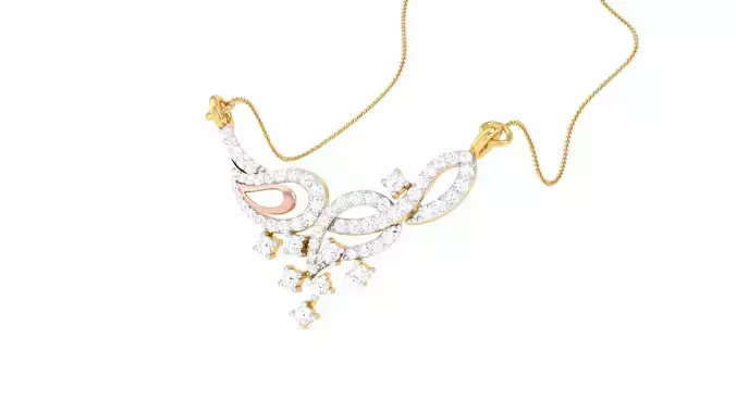 Women Necklace Pendants 3dm STL OBJ FBX Renders Details