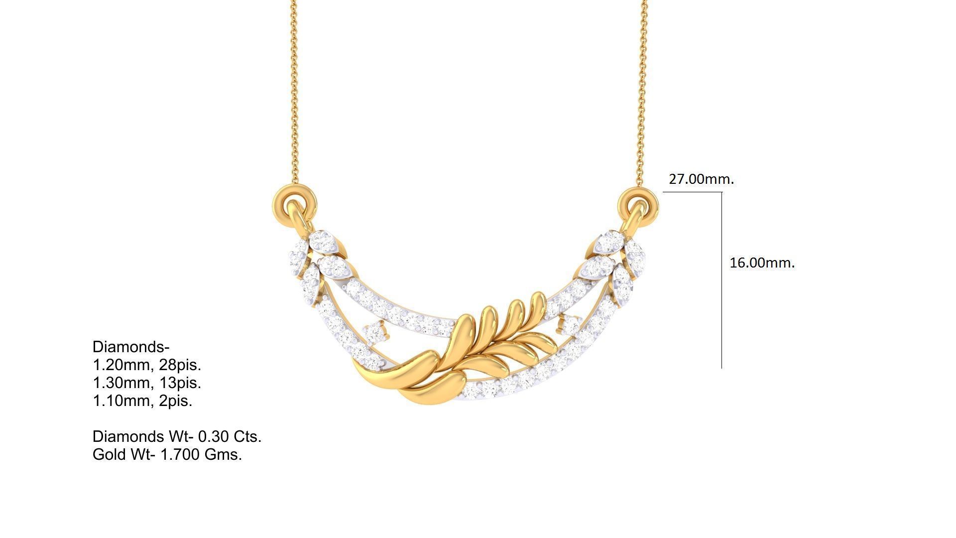 Women Necklace Pendants 3dm STL OBJ FBX Renders Details 3D print model_2