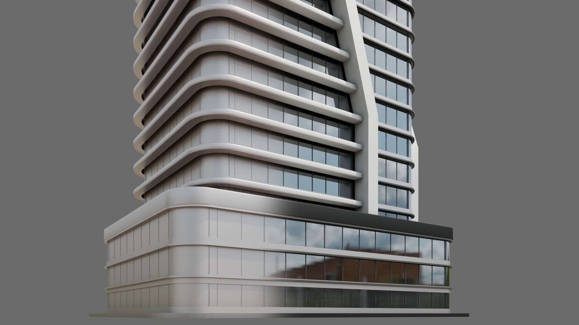 High-Rise Building ID011 3D model_3