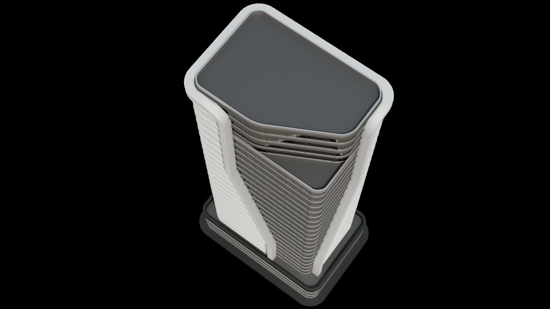 High-Rise Building ID011 3D model_5