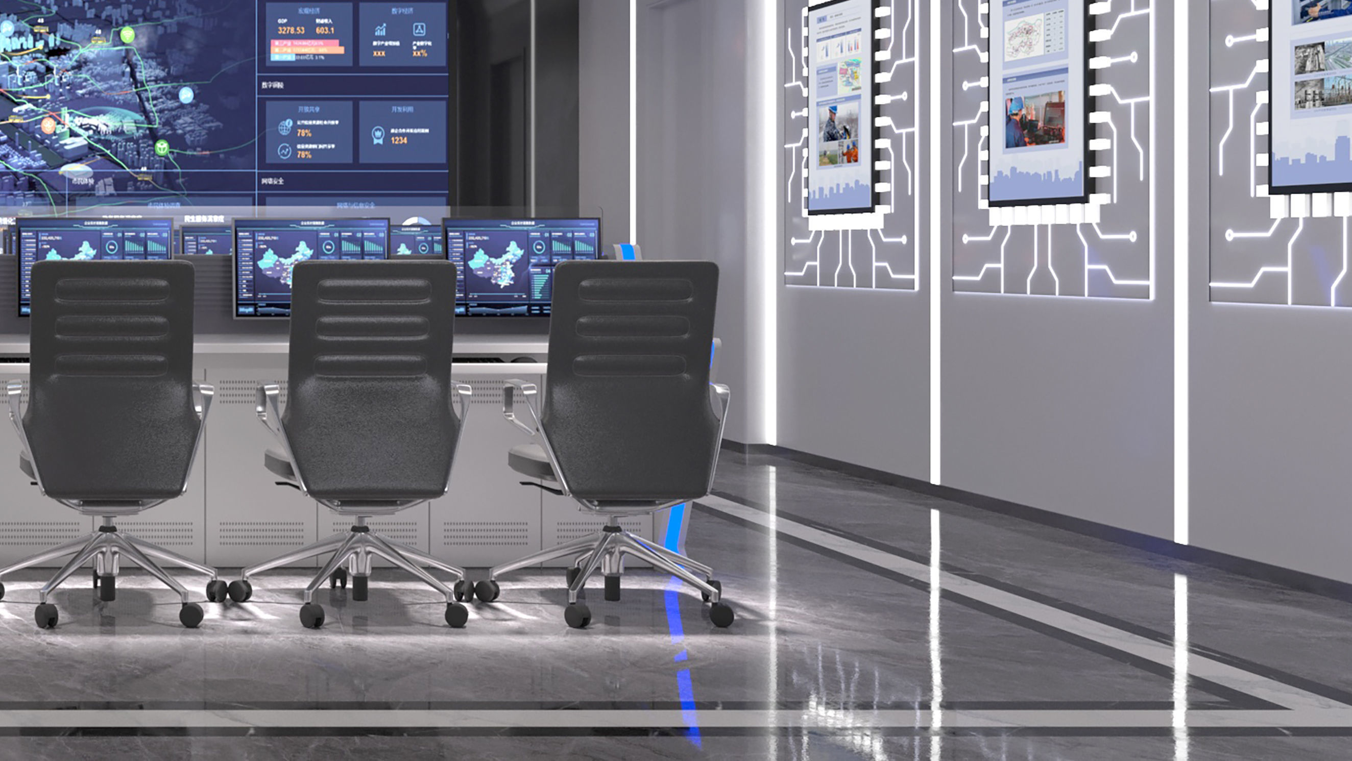 control room 3D model_4