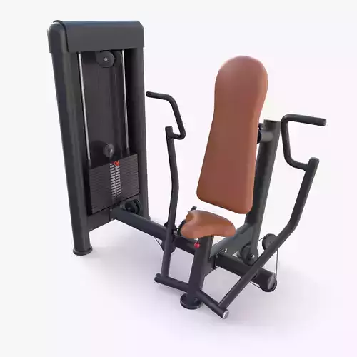 Vertical chest machine
