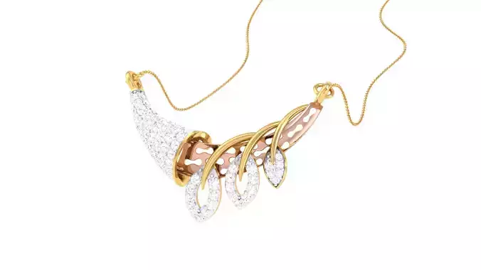 Women Necklace Pendants 3dm STL OBJ FBX Renders Details 3D print model